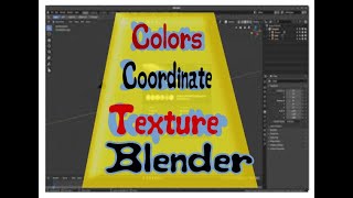 Blender Texture Coordinate Node With Viewer Colors: Baltimore