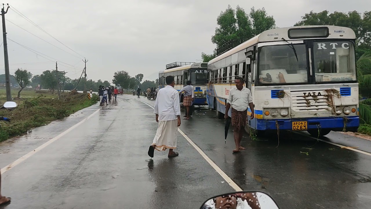 Rajampeta to Nandalur via talapaka NH -716 after heavy rain