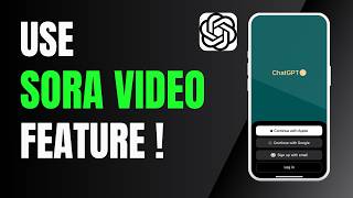 How to Use ChatGPT Sora Video Feature 2026 !