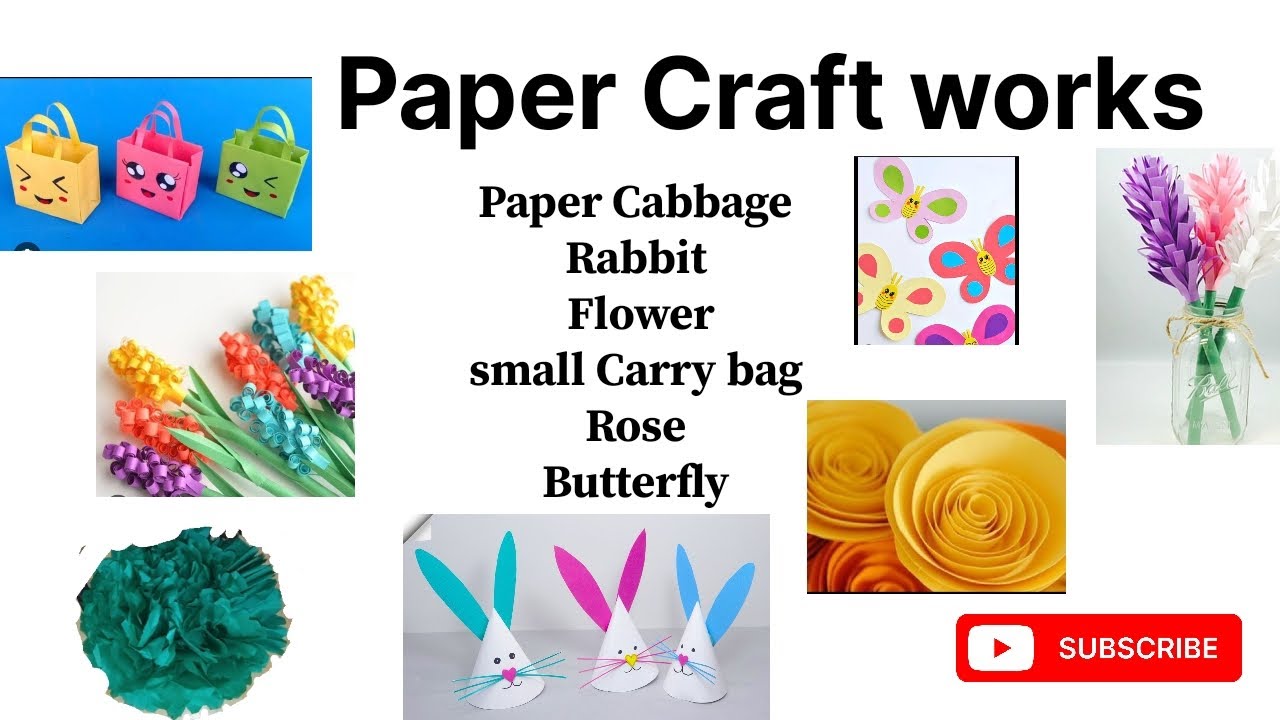 Paper Craftworks Fun & Easy Paper Craft works| Neethu Rachel| #funactivities #papercraft ...