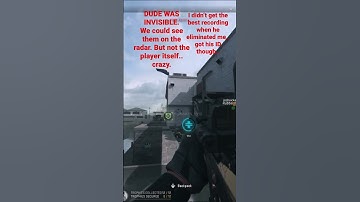 INVISIBLE CHEATER! 😳😳😳#modernwarfare2  #callofduty #dmz #almazrah #ashikaisland #building21