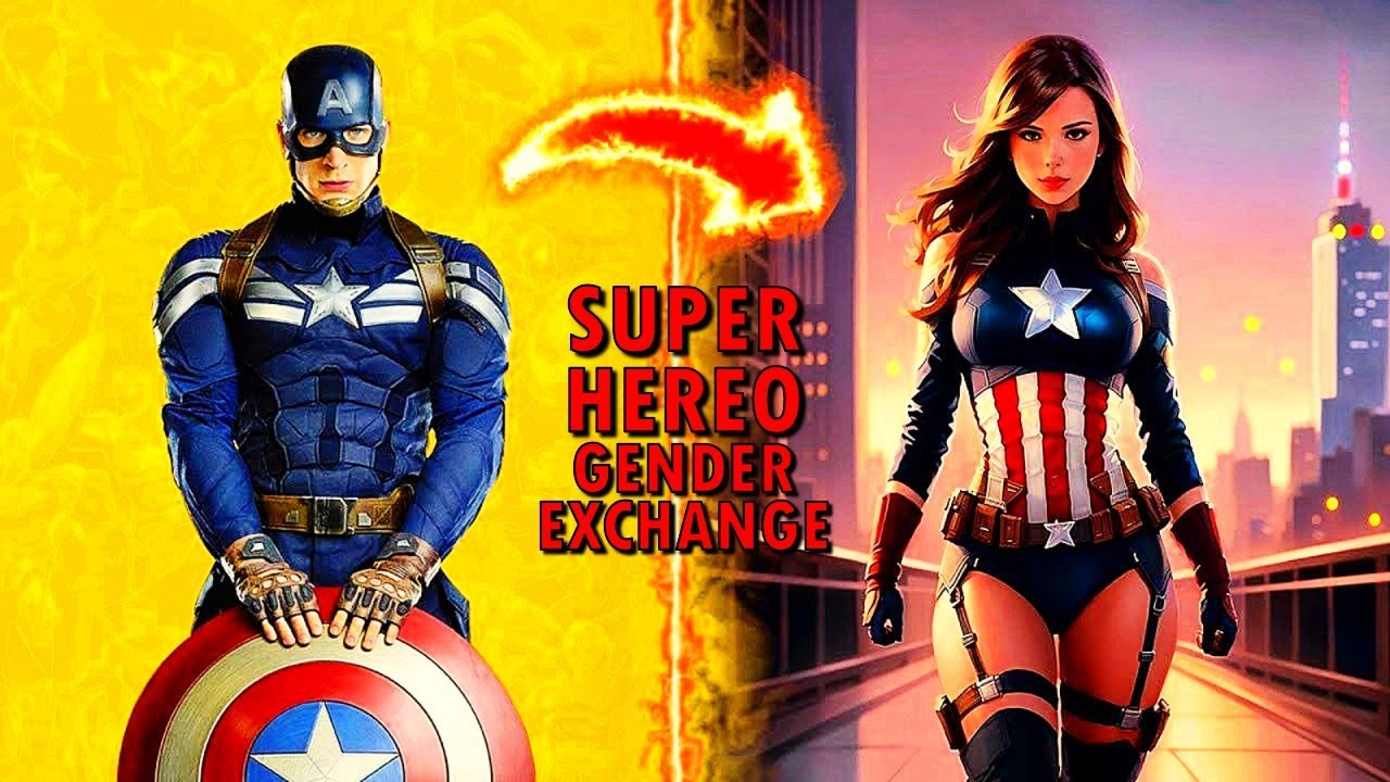 🔥Avengers but Lady-Avengers 🔥 Gender Swap Marvel & DC All Superheroes