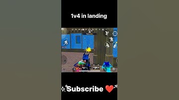 1v4 Landing Clutch 🔥 | BGMI 4.0 Update Highlights #shorts