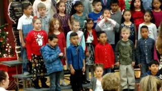 Kellan's Christmas program....(smh)