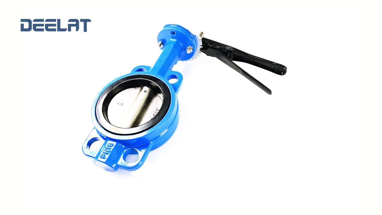 Wafer Type Butterfly Valve - YouTube