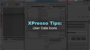 Cinema 4D XPresso: User Data Icons