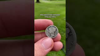 200 yr old SILVER COIN found metal detecting! 😱