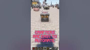 How to use CRAFTERS to AUTOMATE SIMPLE RECIPES! | Redstone with PsiVolt #minecraft #redstone