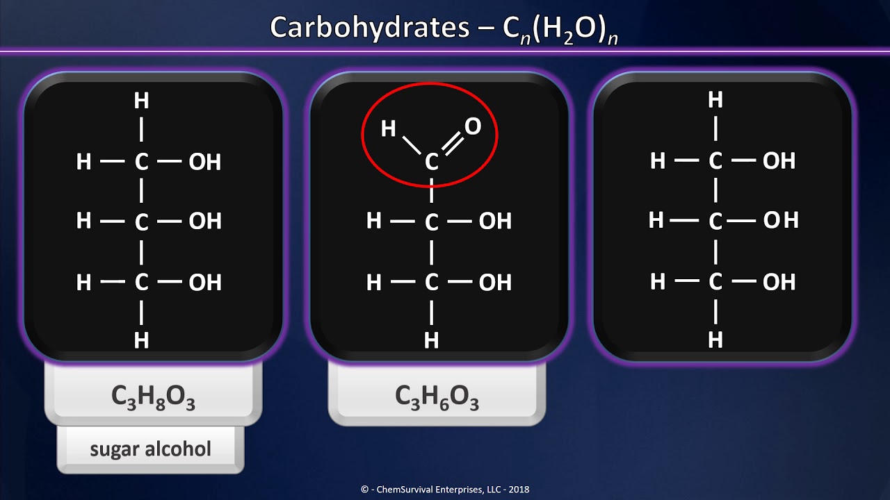 Carbohydrates Aldoses and Ketoses What's the