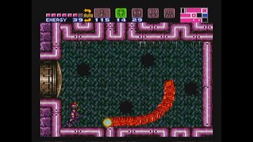 Super Metroid Botwoon Sub Boss Fight