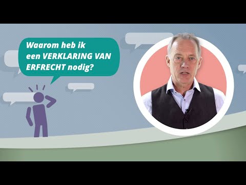 Verklaring van erfrecht