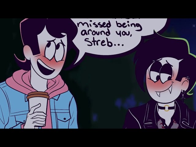 How Kevin met Streber (Spooky Month Comic) {Kevin x Streber} 