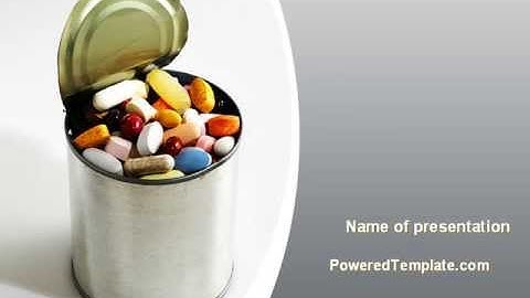 Chemistry And Drugs In Food PowerPoint Template by PoweredTemplate.com