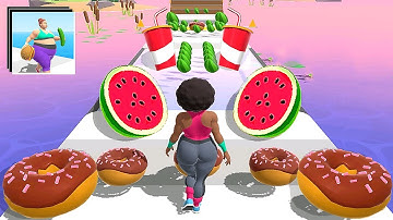 Fat 2 Fit Walkthrough Gameplay All Levels iOS,Android Update Max Level Video Game 82-83PAIY