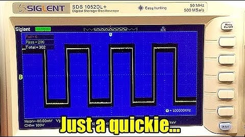 Oscilloscope Pass/Fail Function
