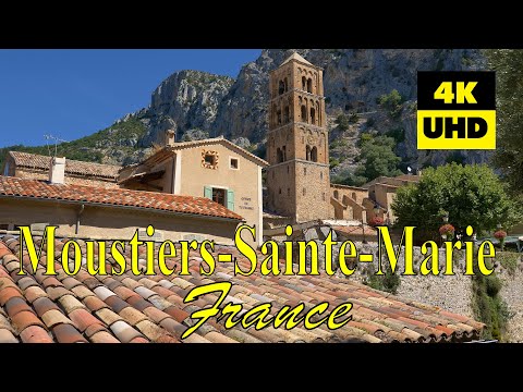 Moustiers-Sainte-Marie, France in 4K (UHD)