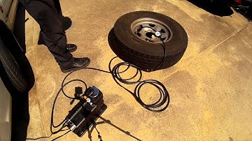 🚗 Thumper Air Compressor MKII Review and Working Demo, Pumping a flat 4x4 Tyre