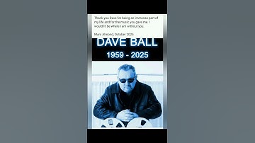 rip dave ball of soft cell fame #softcell #daveball #marcalmond