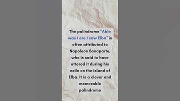 Palindromes The World of Words That Read the Same Backward as Forward Ep12