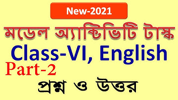 Class VI English Model activity task, part 2 | model activity task class 6 english part 2