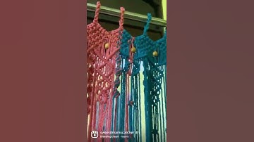 Macrame curtains #macrame #macramecurtain  #handmade #macrametutorial