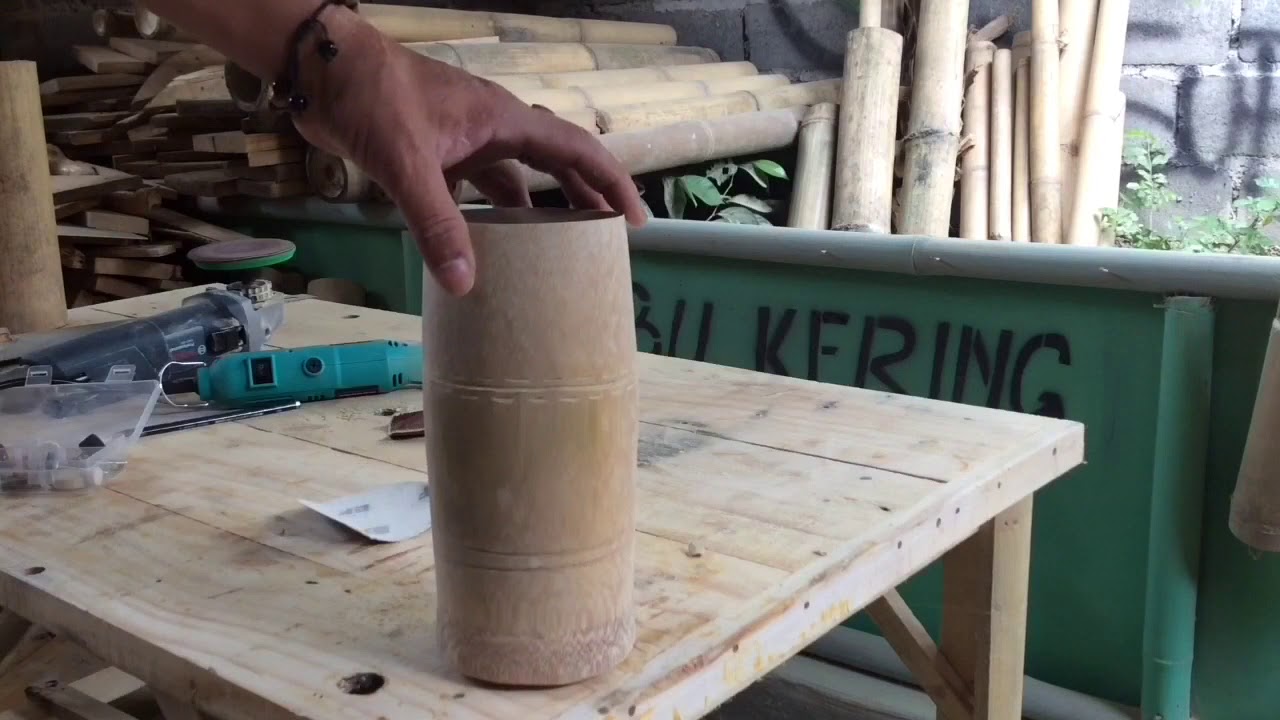 Cara Membuat Teko  dari  Bambu  YouTube