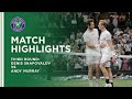 Andy Murray vs Denis Shapovalov | Third Round Highlights | Wimbledon 2021