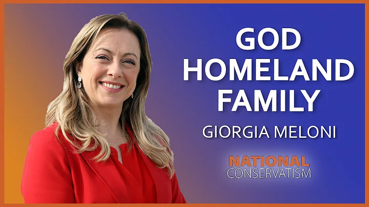 Giorgia Meloni: God, Homeland, Family | NatCon Rome 2020