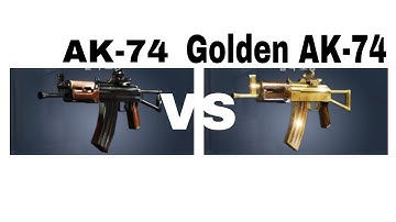 Dead Trigger 2: AK-74 vs Golden AK-74 with missions only