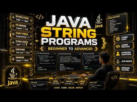 ☕ Java Basic String Programs | (#7) | Convert Uppercase in strings Explained Step-by-Step | java 500