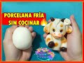 FUNCIONA ❓ PORCELANA FRÍA SIN COCINAR CASERA 💛🧡