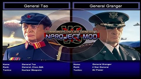 C&C Generals Zero Hour NProject - Challenge Tao vs Granger