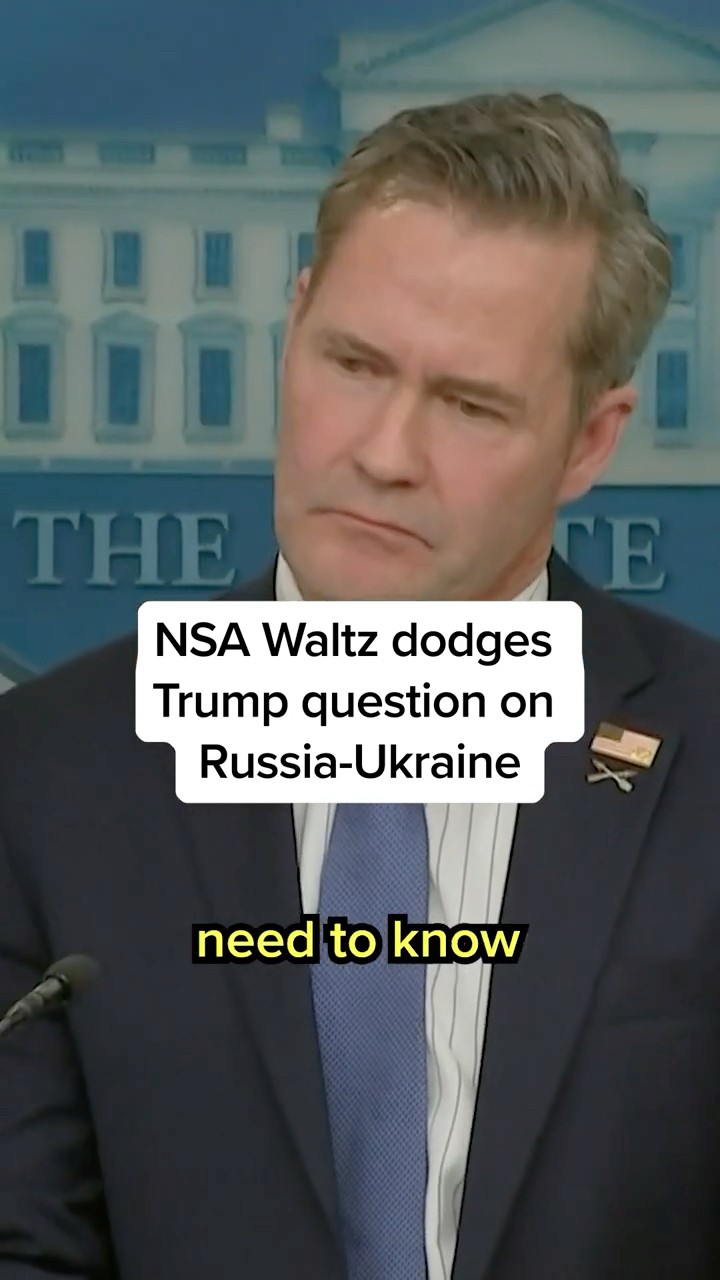 NSA Waltz dodges Trump question on Russia-Ukraine