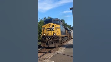 YN2 AC4400CW leads D765! #csx #railroad #railway #railfanning #shorts