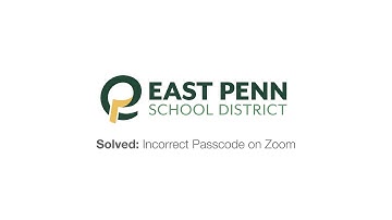 Solved: Incorrect Passcode on Zoom