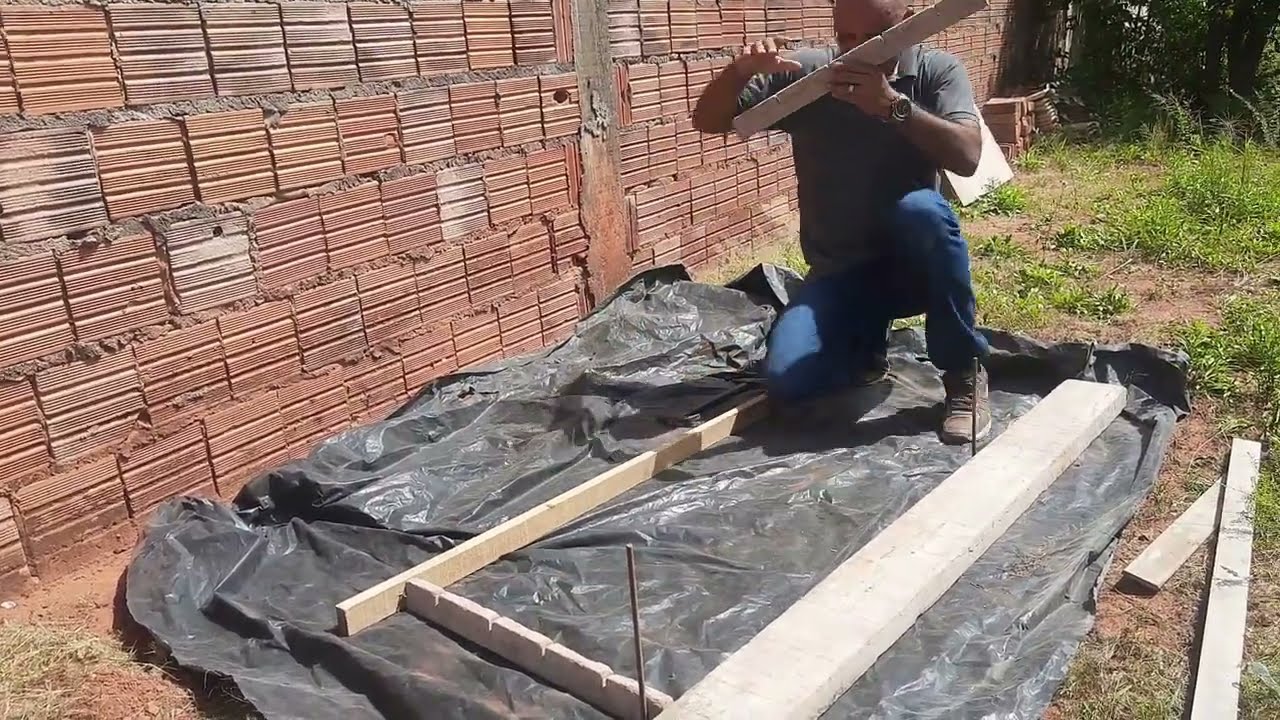 Primeira parte  Como fazer uma caixa d'água gastando pouco dinheiro