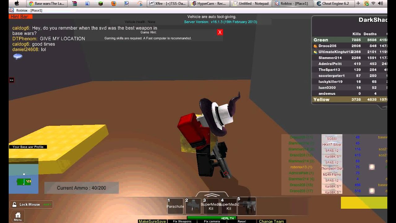 Base Wars Roblox Hack