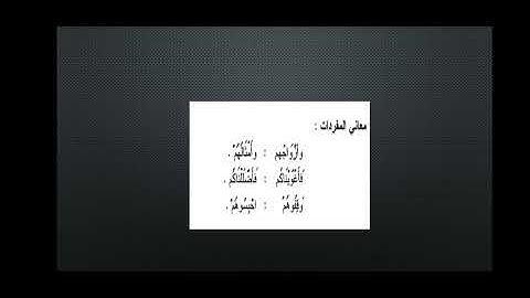 القرآن الكريم  -الصف الثامن