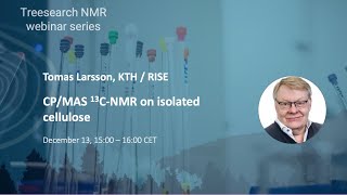 Treesearch NMR webinar: CP/MAS 13C-NMR on isolated cellulose