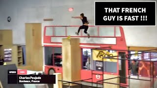 ONE OF THE FASTEST GUYS IN PARKOUR SPEED Ft CHARLES POUJADE. OLLO ZERO