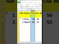 👉 1 Click में Row Column Insert 🔥 Excel Shortcut Trick #Shorts