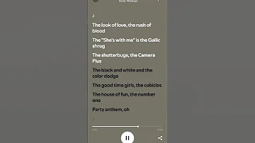 Number 1 Party Anthem -Arctic Monkeys