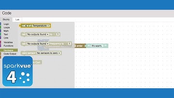 Access a Sensor Measurement in Blockly Code (SPARKvue)