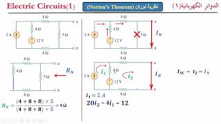دورة تحليل الدوائر الكهربائية(19)|نظرية  نورتن (Norton's Theorem)