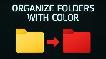 Customize Folder Colors in Windows 10/11 – No More Yellow! How to Change Folder Color or Icon.