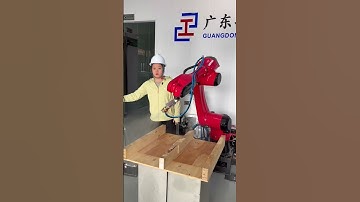 Program-free spraying robot.#industrial #welding #robot #spraying #stamping #machine