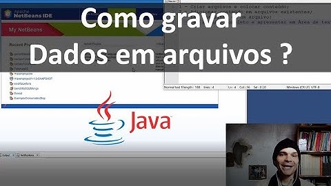 Arquivo texto com a linguagem Java