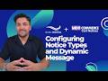 Cart Notices for WooCommerce - Lesson 3.2 Configuring Notice Types and Dynamic Message