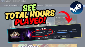 How to VIEW Total Hours Played on Steam PC Fast!