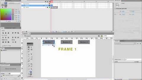 Flash Novice - Basic Interactive Navigation, part 1